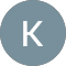 Letter K in a grey circle